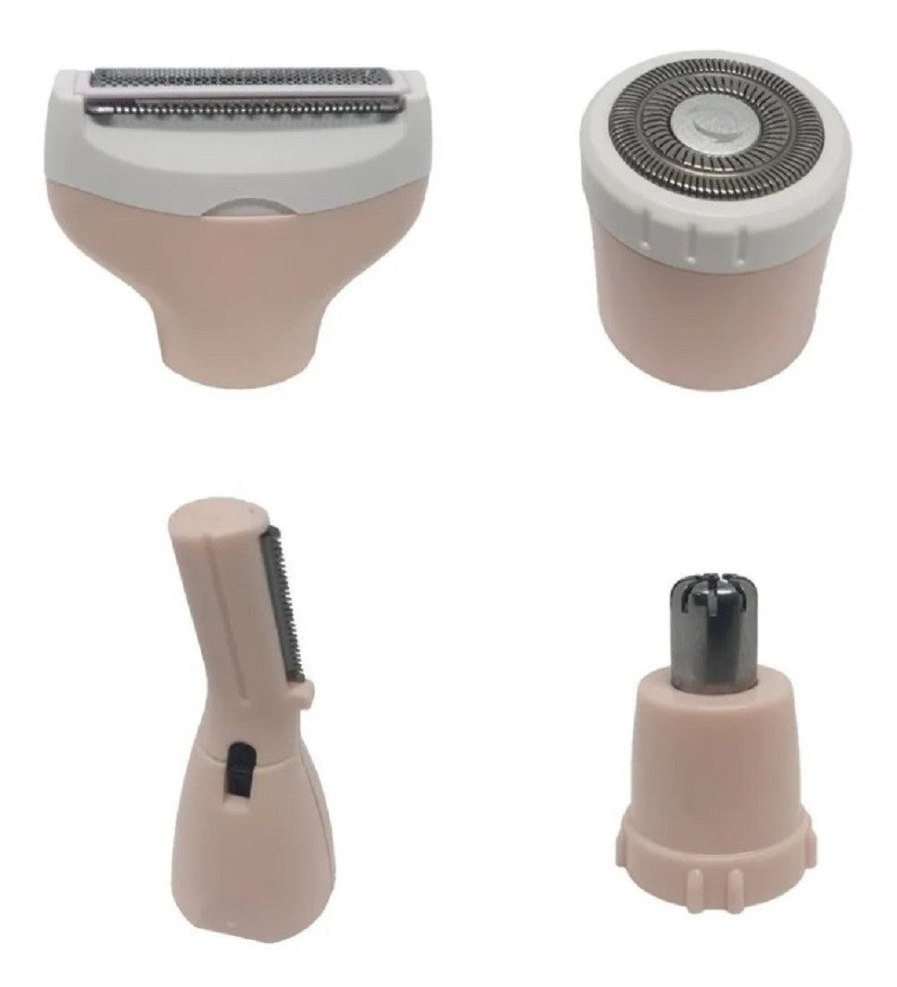 Depiladora Facial Corporal 4 En 1 Recargable